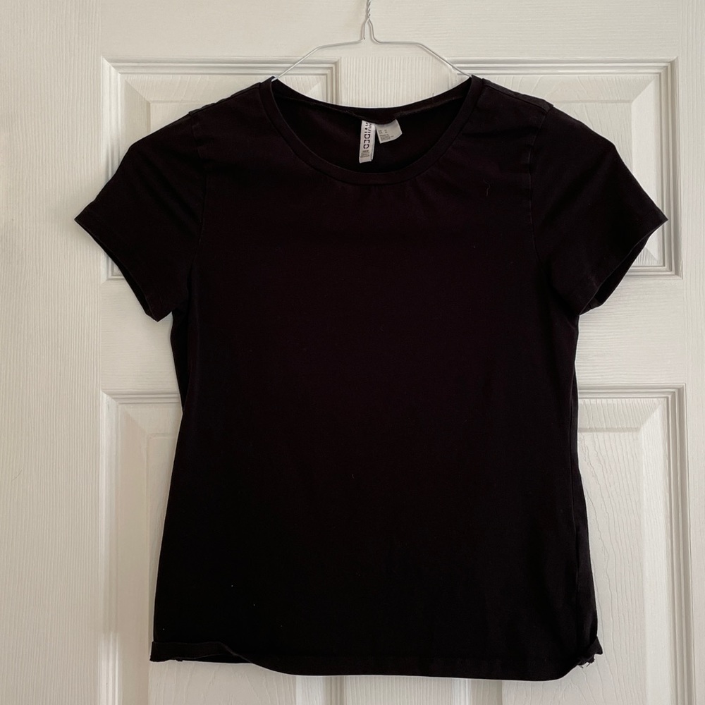 Divided, black t-shirt, size M (fits like a small)